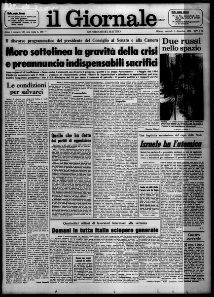 Il giornale nuovo : quotidiano del mattino